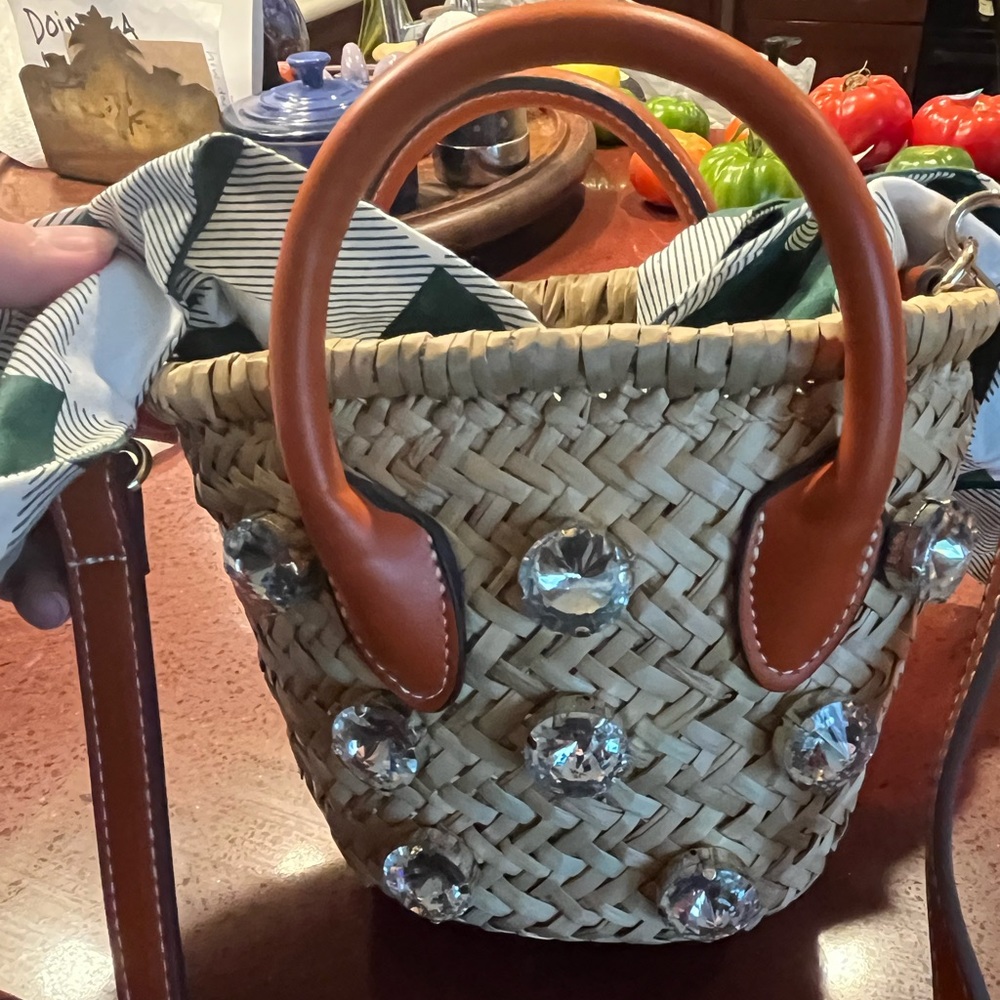 Zara mini basket bag